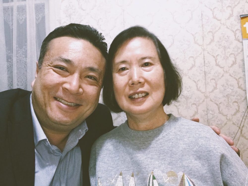 Kwan Choi and his mother Soon Ja Lee, after being separated for 36 years.